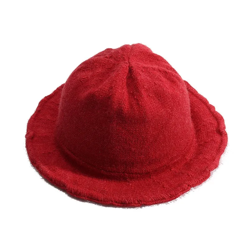 WR Fashion Baby Solid Pattern Fisherman Hat Warm Autumn Winter Bucket Hat for Newborn Infant Baby Toddler Boys Girls - Цвет: WR