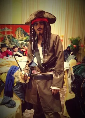 Карибский пират для взрослых мужчин коллекция Grand Heritage роскошный костюм Воробей