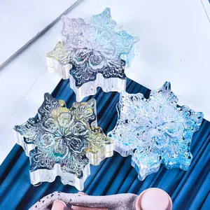 DIY Snowflower Силиконовые УФ смолы ювелирные инструменты сушеные цветочные формы ручной работы кулон Ювелирный инструмент