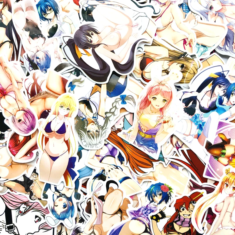 70 шт. стикеры Hentai s сексуальные граффити аниме забавные Стикеры для взрослых
