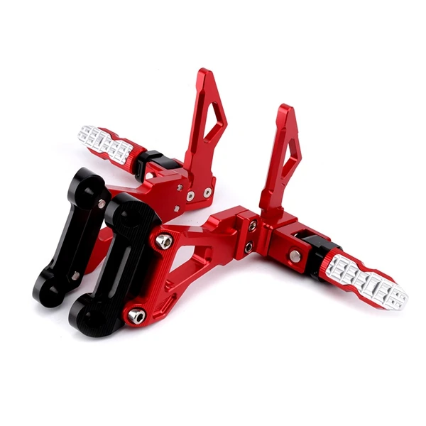 Задние комплекты для мотоцикла с ЧПУ из алюминиевого сплава подставка ног