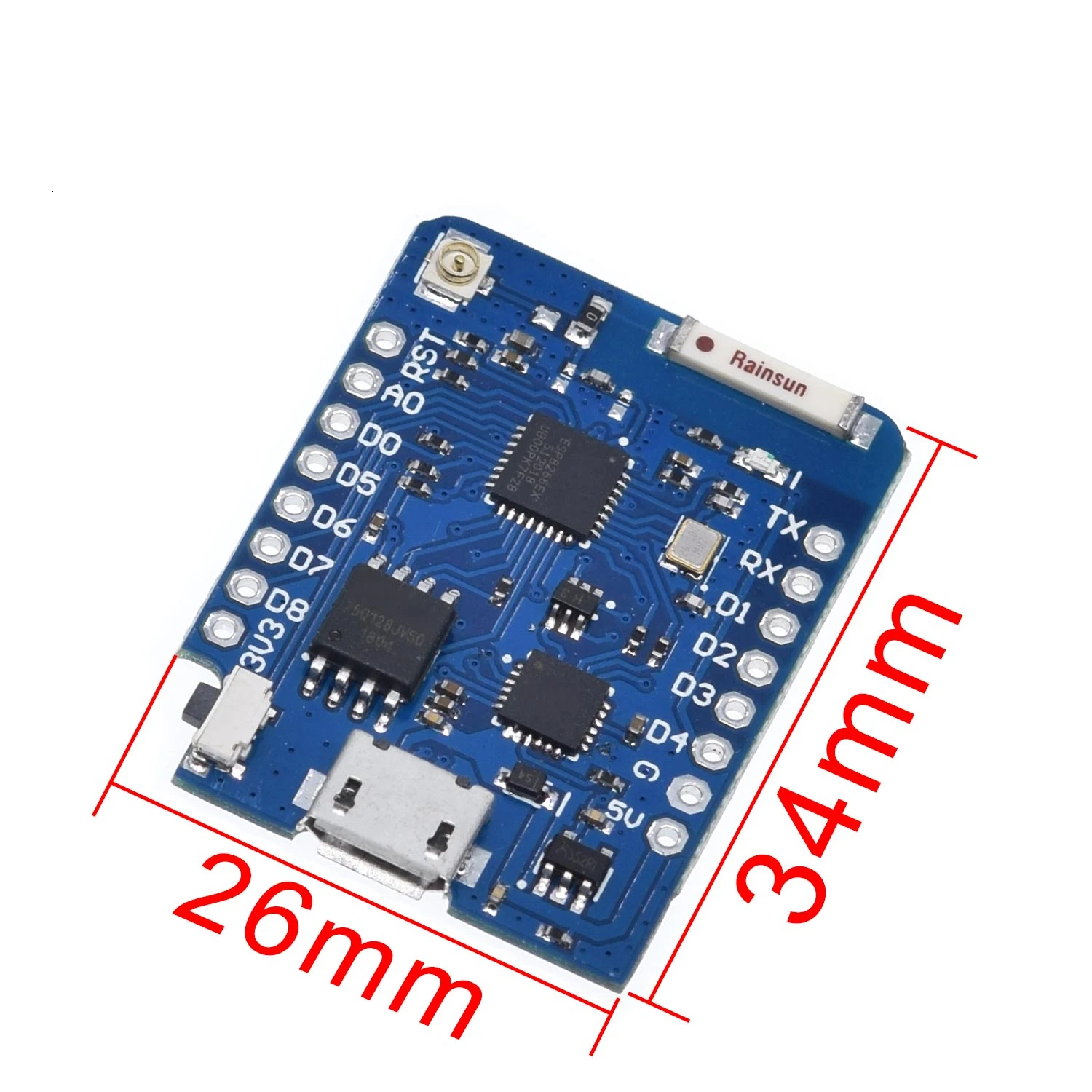 TZT D1 mini Pro-16 M байт разъем внешней антенны ESP8266 wifi для WEMOS