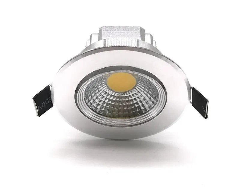 Сверхъяркий встраиваемый светодиодный светильник направленного света COB 3 вт 5 7 12