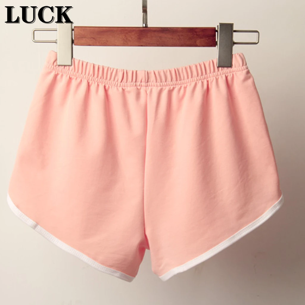 LUCK спортивные шорты женские летние 2020 новые яркие цвета против опорожнения