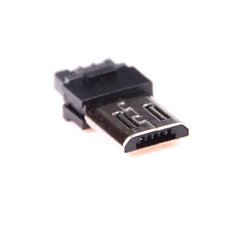 5 шт./компл. DIY Micro USB штекер для припоя в сборе Замена соединительного