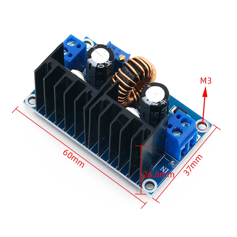 Понижающий модуль питания DC4 40v к DC1.25 36v 8A 200w Регулируемый XL4016E1 DC регулятор