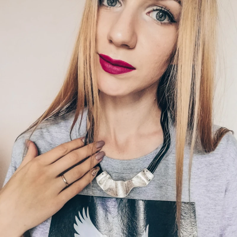 Модные геометрические украшения подарки для женщин Чокеры шеи цепочки с длинным