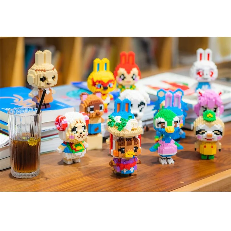 Игры животных пересечения Сова Птица Blathers 3D модели DIY небольшой мини алмазные