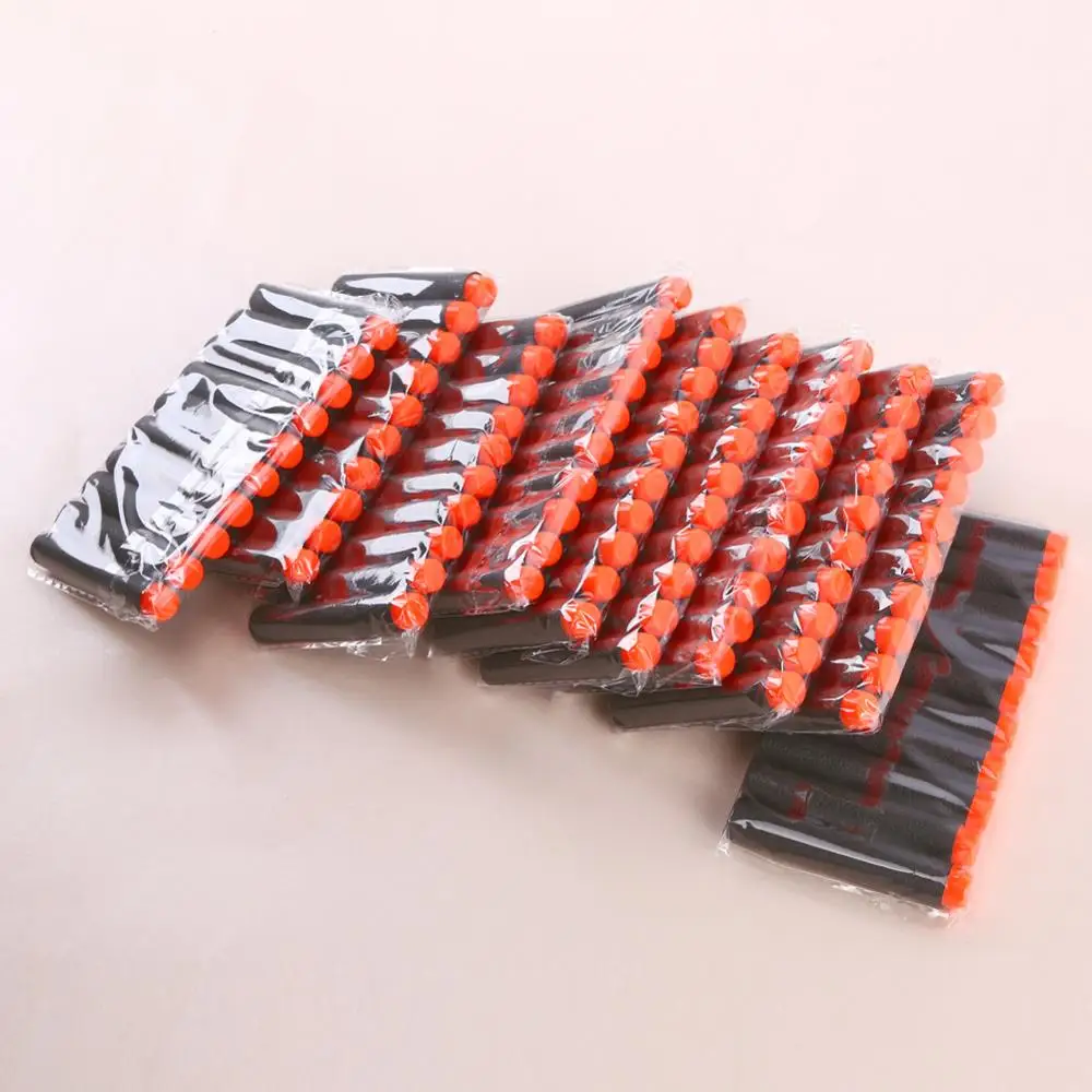 100 шт. пенопластовые пули для Nerf Мягкая головка EVA 7 2 см запасные строительные