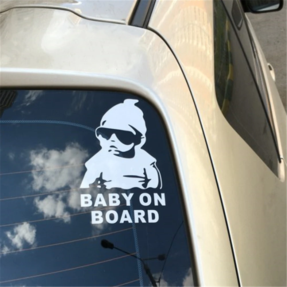 Детская Светоотражающая виниловая наклейка 14 Х9 см | Автомобили и мотоциклы