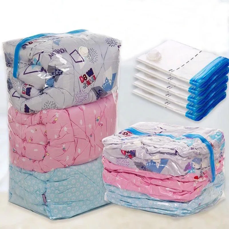 Супер большая вакуумная сумка для хранения прозрачные одеяла одежда компактный