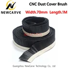 Щетка 1 м X 70 мм для пылесоса гравировальный станок пылесборник Крышка для ЧПУ маршрутизатора NEWCARVE