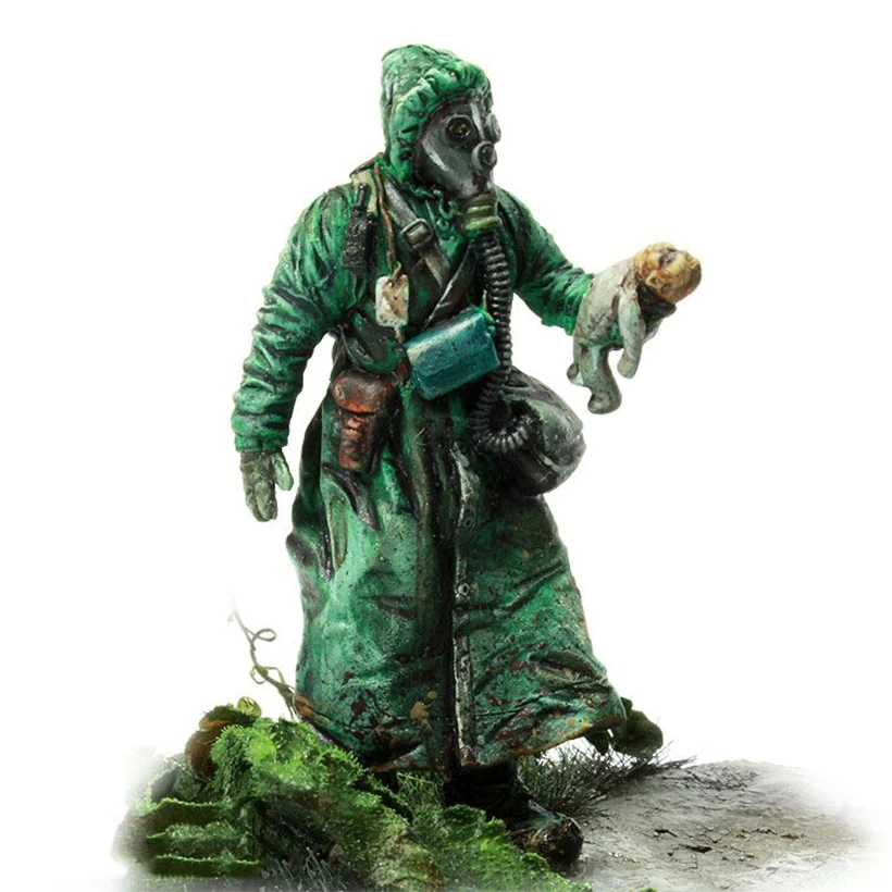 

1/35 ancient man stand Resin figure Model kits Miniature gk Unassembly Unpainted