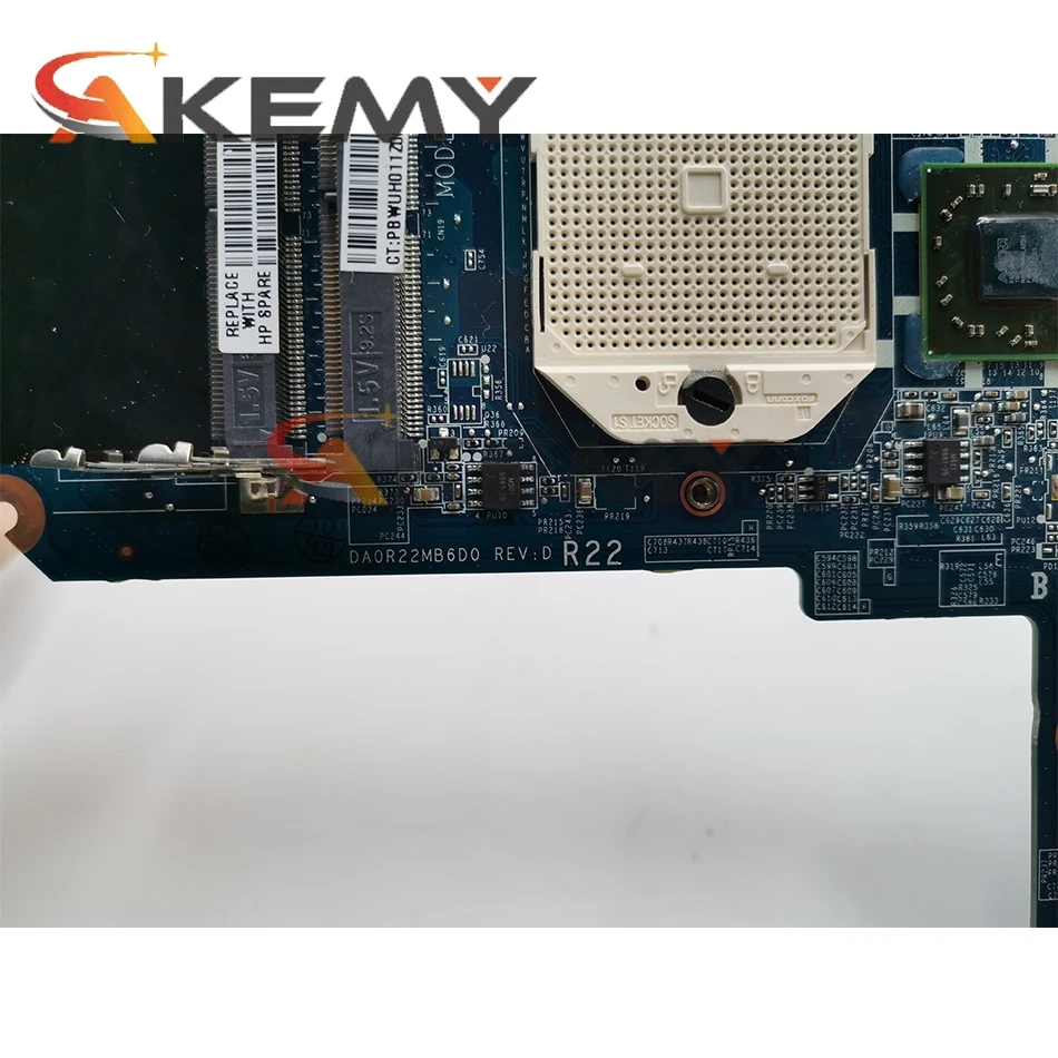 

DA0R22MB6D1 DA0R22MB6D0 R22 For HP Pavilion G4 G6 G7 G6-1000 Mainboard 638856-001 638856-501 DDR3 Laptop Motherboard