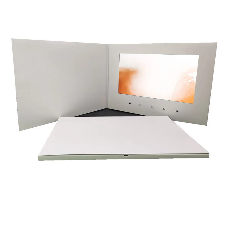 7 Inch New Video Brochure Cards for Presentations Digital Advertising Player Sn Greeting | Электроника