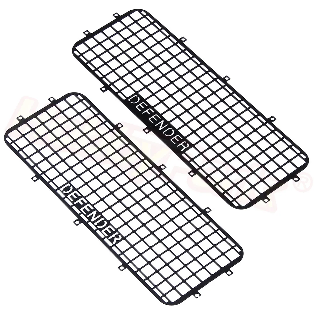 Металлическая сетка для окон TRX4 5 шт. защитная логотип DEFENDER 1/10 RC Crawler Car Traxxas