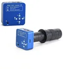 Промышленный микроскоп 38MP с объективом 180X 1080P 60FPS FHD HY-5038 HDMI USB, камера для ремонта телефонов, пайки печатных плат