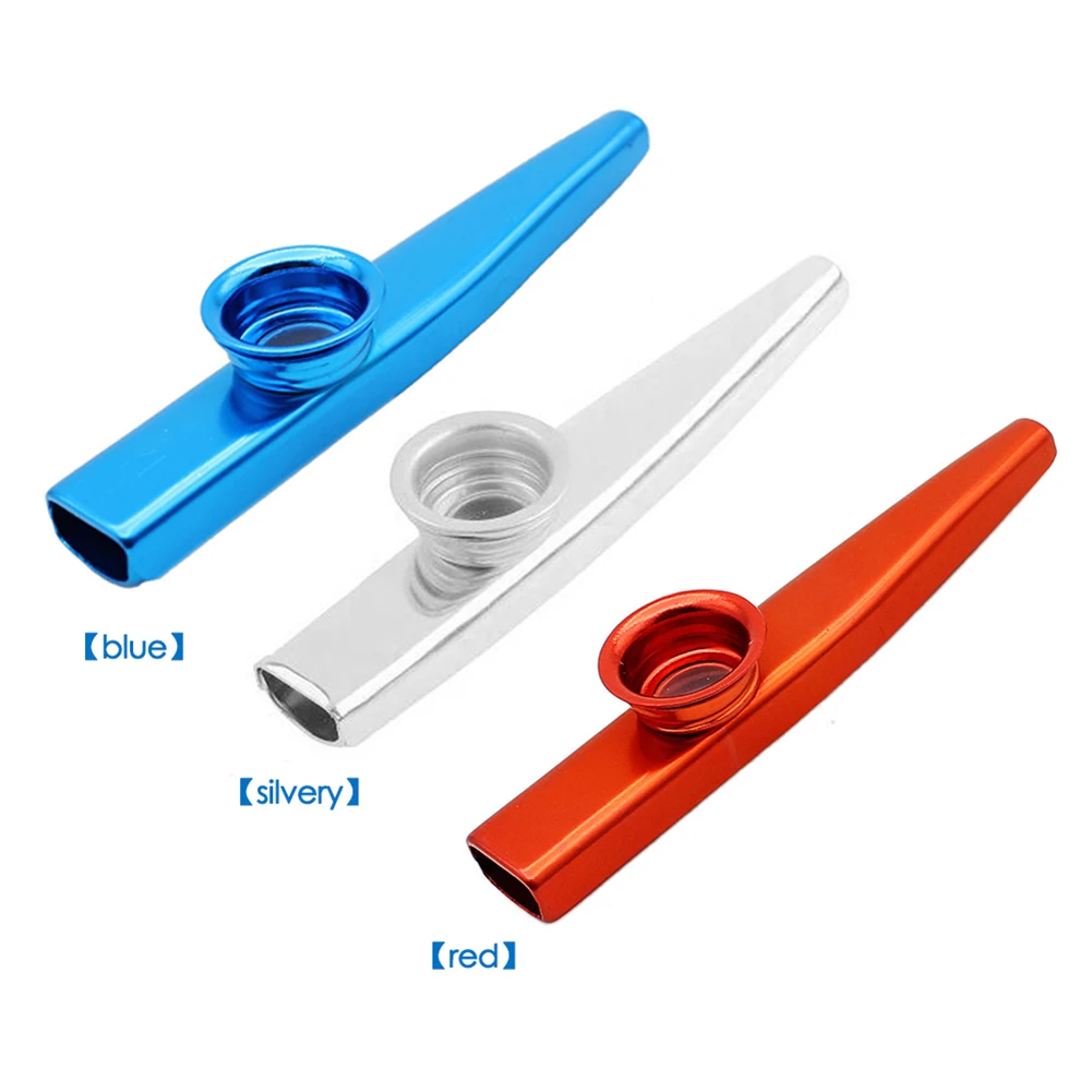 

Metal Kazoo Lightweight Portable For Beginner Flute Instrument Music Lovers Woodwind Instrument Simple Design Lightweight