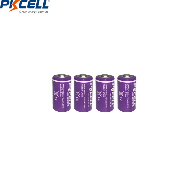 12 шт. * PKCELL 1200 AA Li SOCl2 аккумулятор 3 6 мАч 1/2 в ER14250 LS14250 14250 литиевые батареи для