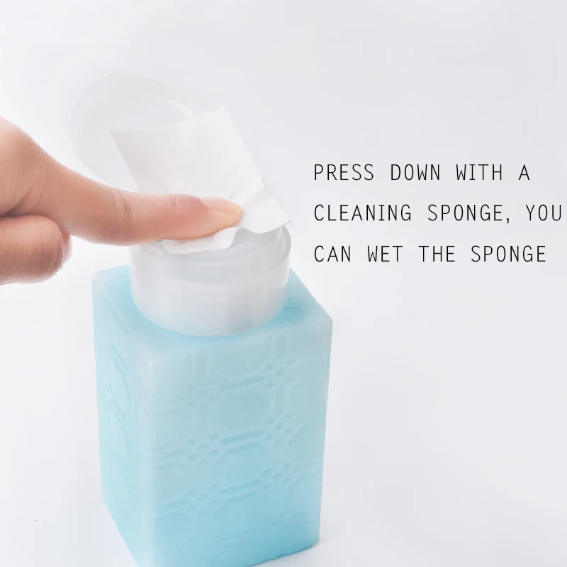 Пустые портативные пресс-бутылки из пластика для жидкостей, алкоголя, геля для ногтей, очистителя и средства для снятия лака, сжимаемые, перезаправляемые диспенсеры.