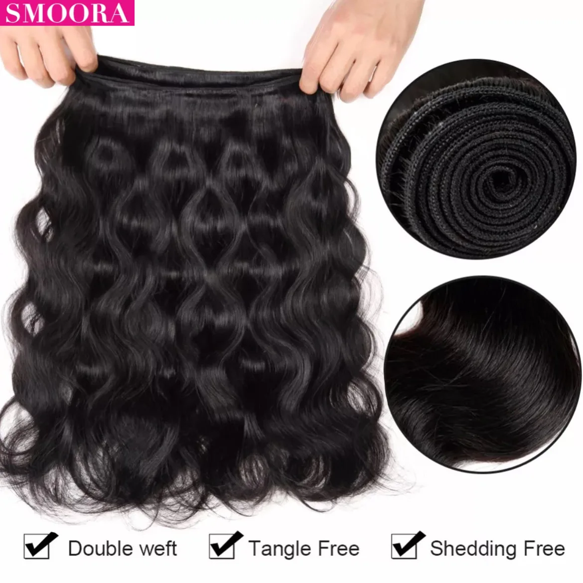 Body Wave Bundles With Frontal Brazilian Hair Weave 30 32 38 40 inch Baby Pre Plucked Lace 3 Remy | Шиньоны и парики