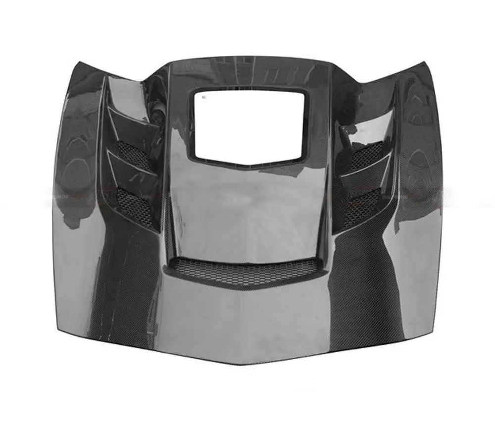 Центральный капот из углеродного волокна подходит для 2014 2017 Corvette C7 задний Splitte