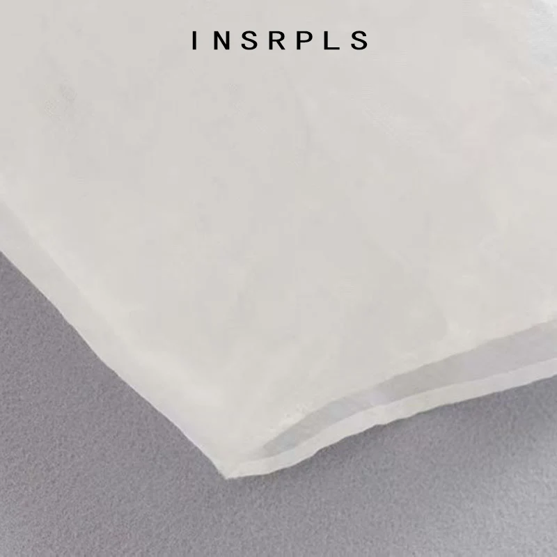 

INSRPLS Women Sweet Fashion With Tied Loose Ruffled Blouses Vintage Long Sleeve Button-up Female Shirts Chic Tops