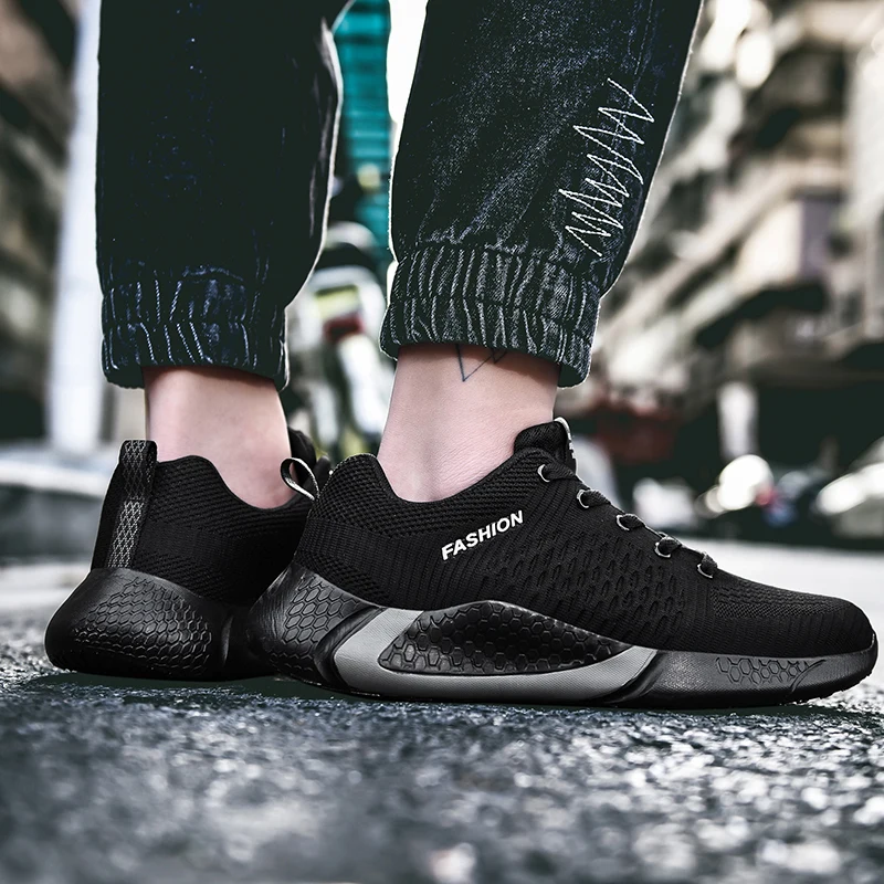 

2020 Very Good Quality Men Casual Shoes Sneakers Male Mesh Comfortable Breathable Walking Men's Ultra-Light Air Cushion Sneakers
