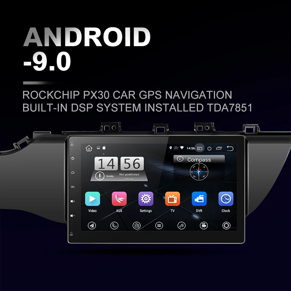 Uniway A17K21071 2G+ 3 2G DSP android 9,0 автомобильный dvd для kia k2 rio мультимедийный автомобильный Радио gps навигация стерео плеер