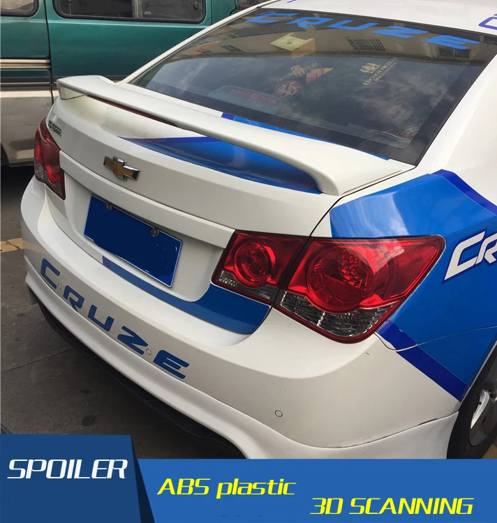 Для спойлер Cruze ABS материал заднее крыло автомобиля праймер цвет задний нажмите
