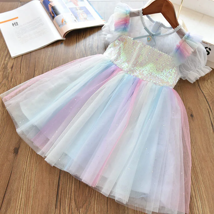 Baby Girl Formal Dress Children's Girls Clothes Infant Kids Dance Party Costume 3-8 Years Birthday For Wedding | Детская одежда и