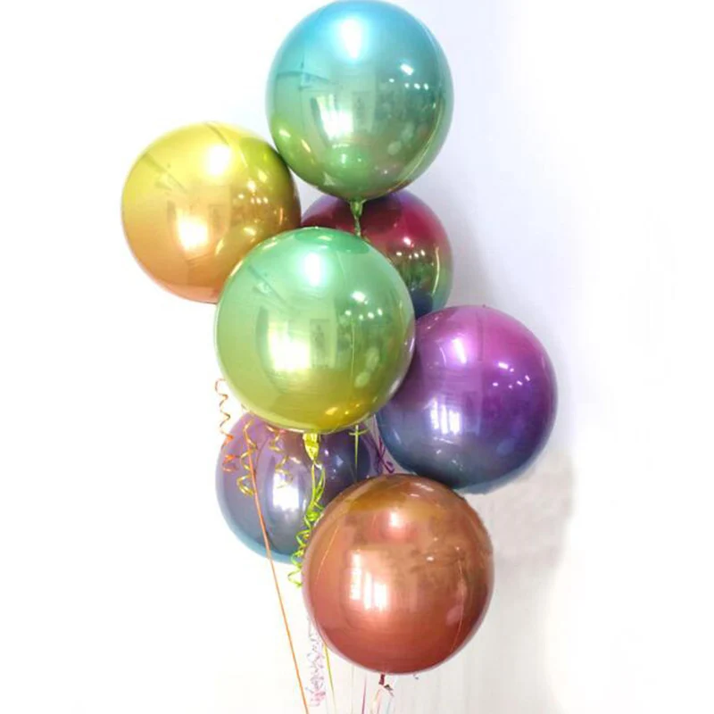 1 шт. 22 дюйма градиентный цвет 4D воздушный шар украшение для дня рождения свадьбы