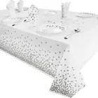 Скатерть прямоугольная Одноразовая, водостойкая, маслостойкая, Бронзирующая, горошек для свадебного украшения, праздвечерние чного банкета, домашний декор, 1 шт.