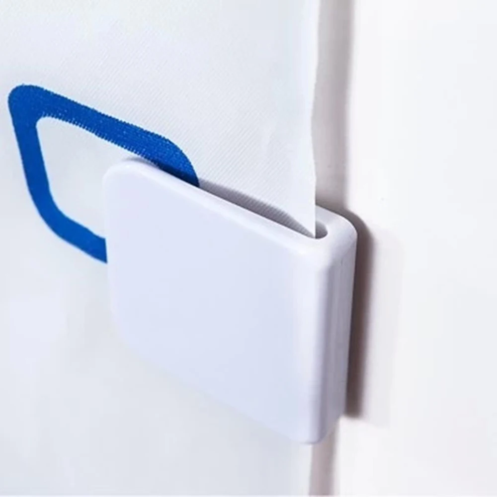 2 шт. зажимы для занавесок для душа Анти Всплеск разлива стоп утечка воды охранные принадлежности для ванной комнаты