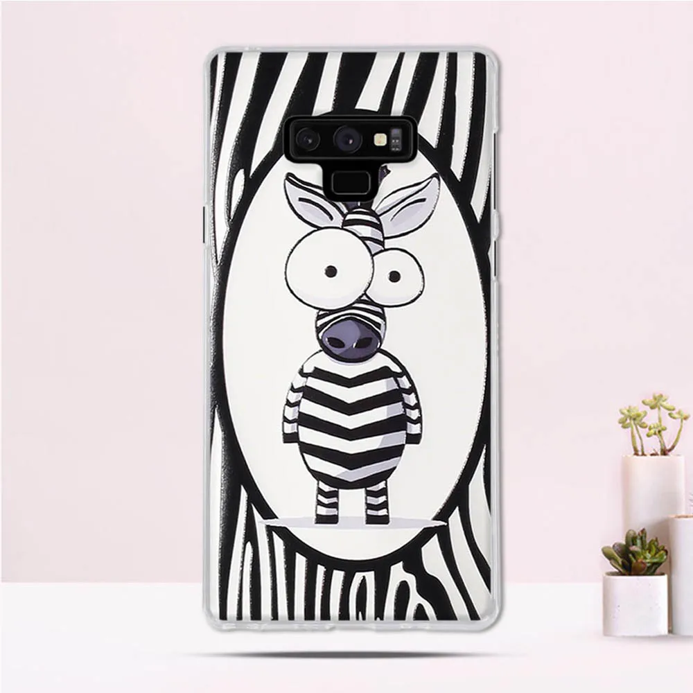 Силиконовый чехол для Samsung Galaxy Note 9 мягкий ТПУ задняя крышка Funda on.