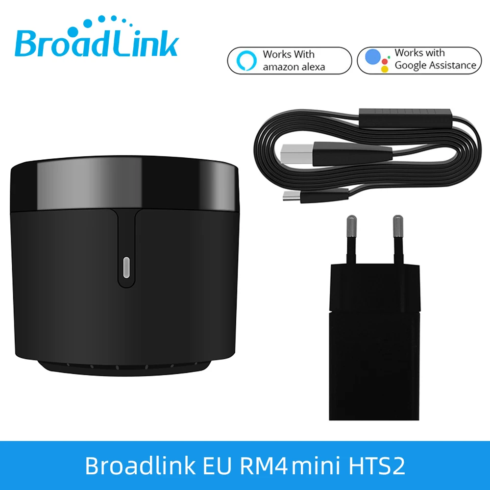 Универсальный пульт дистанционного управления Broadlink RM4 Mini IR Wifi HTS2 для умного дома