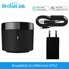 Универсальный пульт дистанционного управления Broadlink RM4 Mini IR Wifi HTS2 для умного дома совместимый с Alexa Google Home IFTTT Domotica умный дом управление пульт