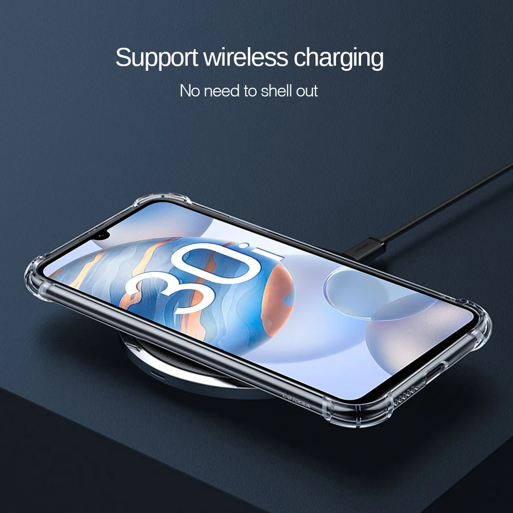 Противоударный чехол для huawei honor 30i 30S 30 Pro прозрачный противоударный мягкий ТПУ -