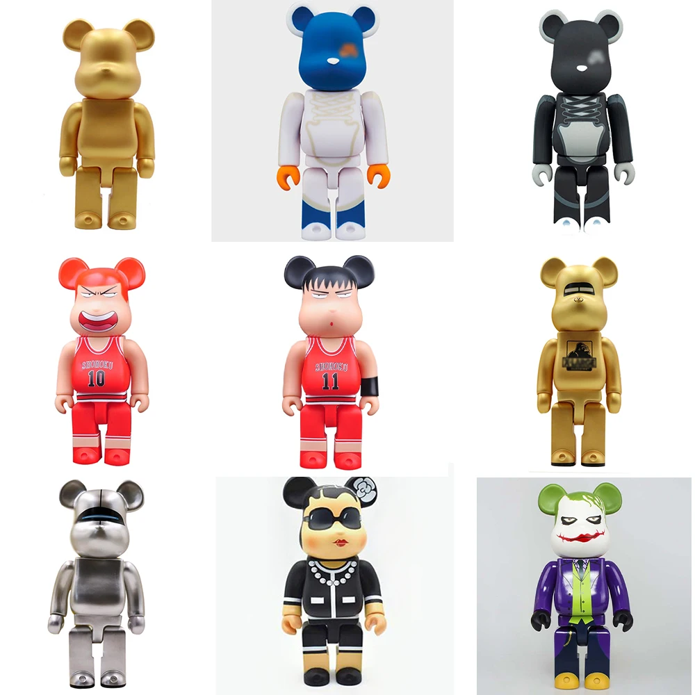 Для выведения токсинов 40 шт стили 400% 28 см Bearbricklys фигурки Мультяшные блоки и