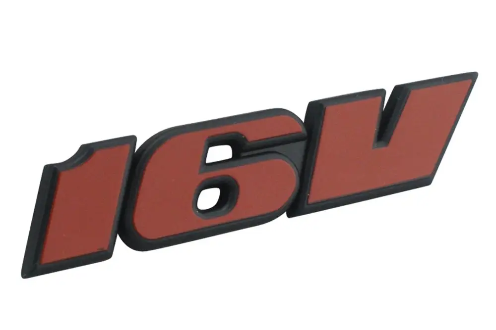 16v trunk logo Автомобильный задний багажник с надписью Golf 1 Golf MKIV Passat Polo Carrado эмблема багажника 16V стикер автомобиля - Название цвета: 16v trunk logo
