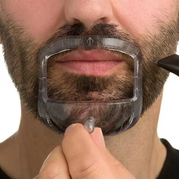 5 Мужская расческа для коррекции формы бороды стиль шаблон Goatee направляющая форма для бритья инструменты для путешествий должны иметь бороду модель карты