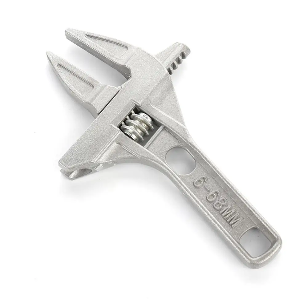 6-68 мм Мини Регулируемый гаечный ключ с коротким хвостовиком большие отверстия