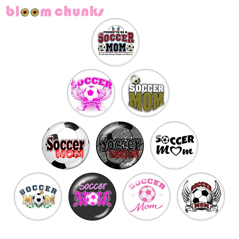 

Soccer MOM 10 шт. Смешанные 12 мм/18 мм/20 мм/25 мм фото круглый стеклянный кабошон демонстрационная фурнитура с плоской задней стороной S1370