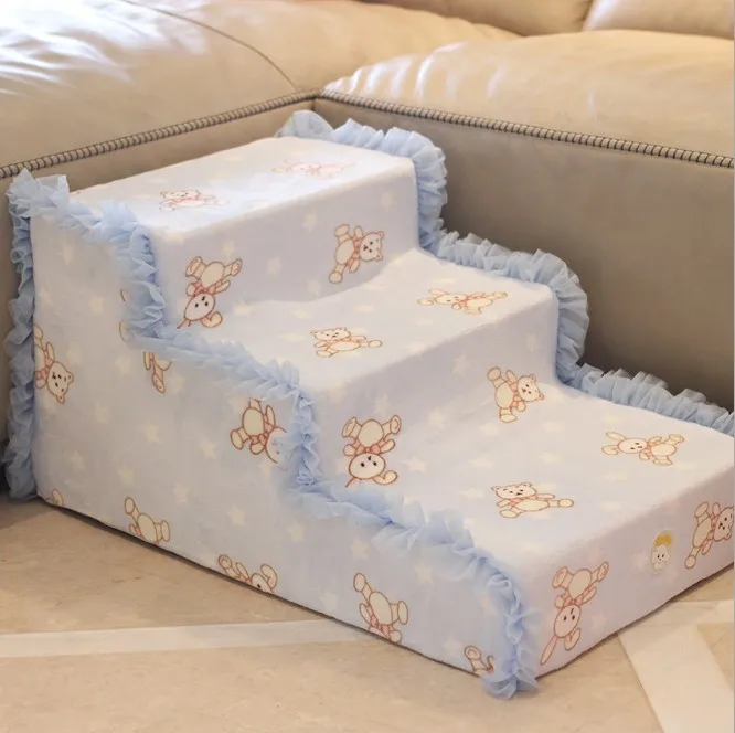 

Pet Teddy Multi-purpose Elderly Bed Sofa Steps on The Second and Third Floors Stepping Bed Four-layer Climbing Dog Ladder