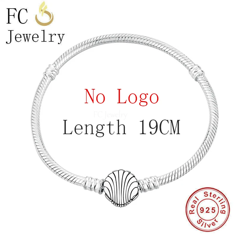 FC ювелирные изделия 925 стерлингового серебра в форме морской раковины зажимы