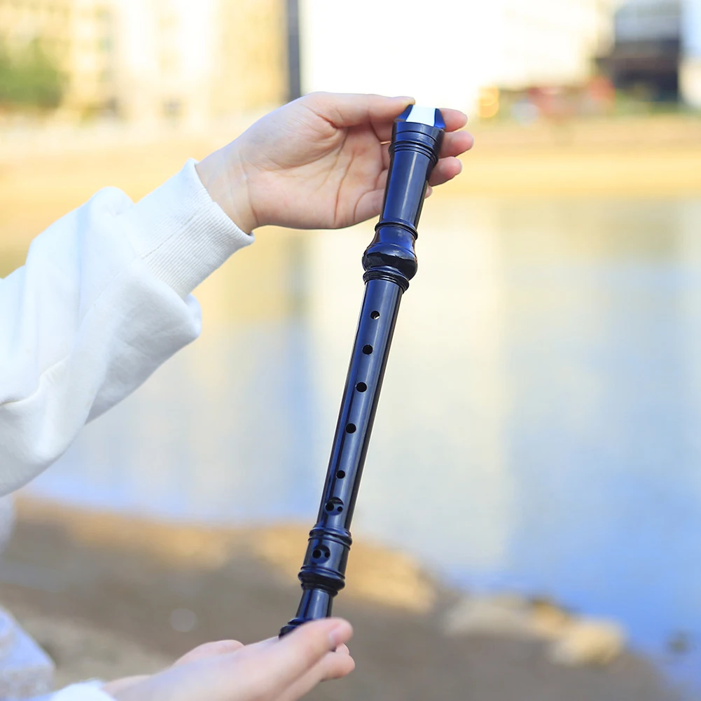 ABS Resin Clarinet 8 Hole G Key Material Wind Instrument Bracket Kid Early Education with Rod Musical Instrument