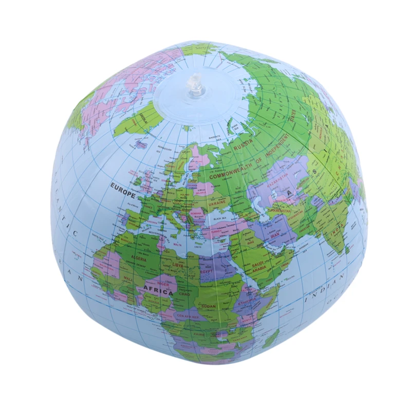 Надувной Глобус World Earth карта океана мяч география обучающая игра пляжный детские