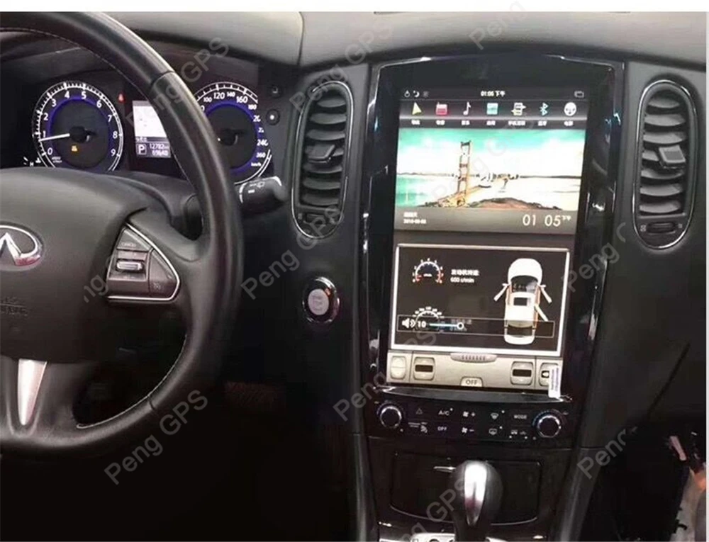4G+ 64G PX-6 Android 8,1 Тесла вертикальный экран для Infiniti QX50 EX25 EX35 2010- аудио плеер 1920*1080 gps навигация 4G+ 64G
