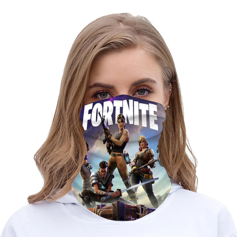 Шарф Fortnite для защиты лица взрослых шарф унисекс подростков защита от пыли с
