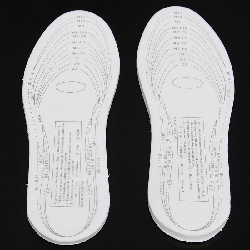 

1pair pillow slow memory space recovery insole men's ladies relieve foot pain massage comfort reduce vibration memory insole